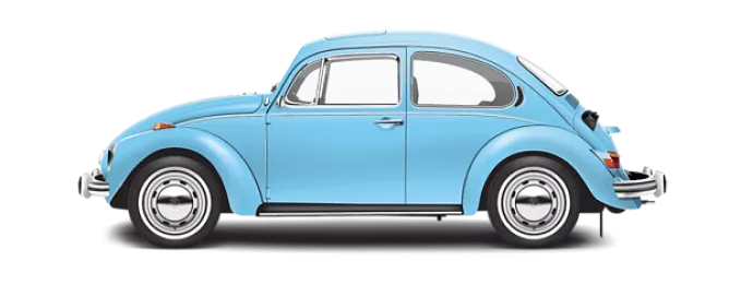 Illustration of an old Volkswagen Beetle