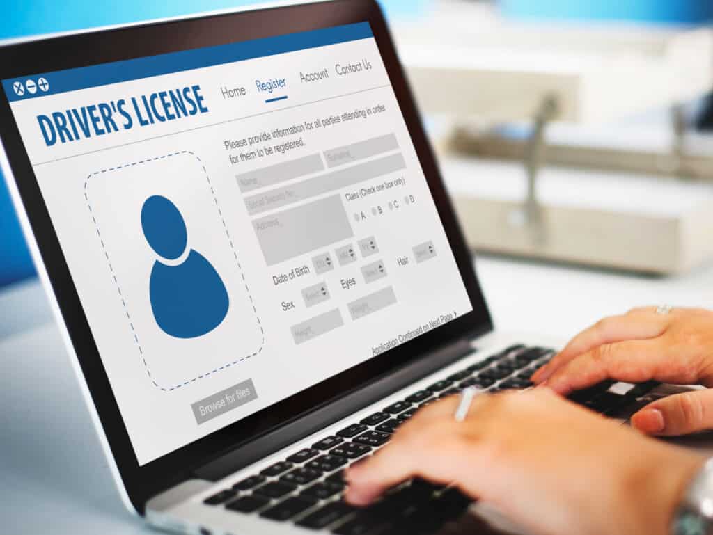 Driving license image- can you finance a car without a license