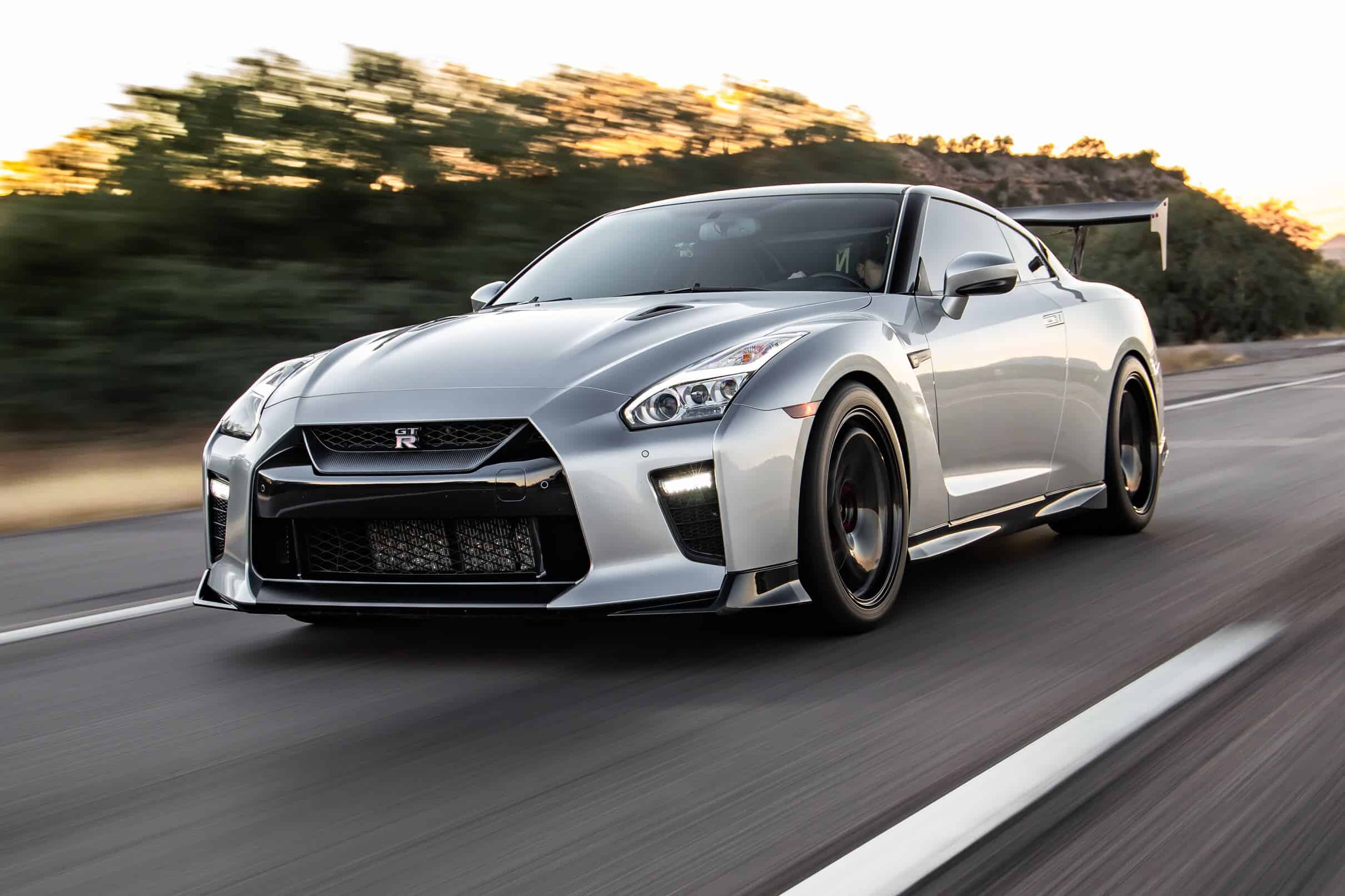 Silver Nissan GT-R Supercar - A Symbol of Speed and Elegance