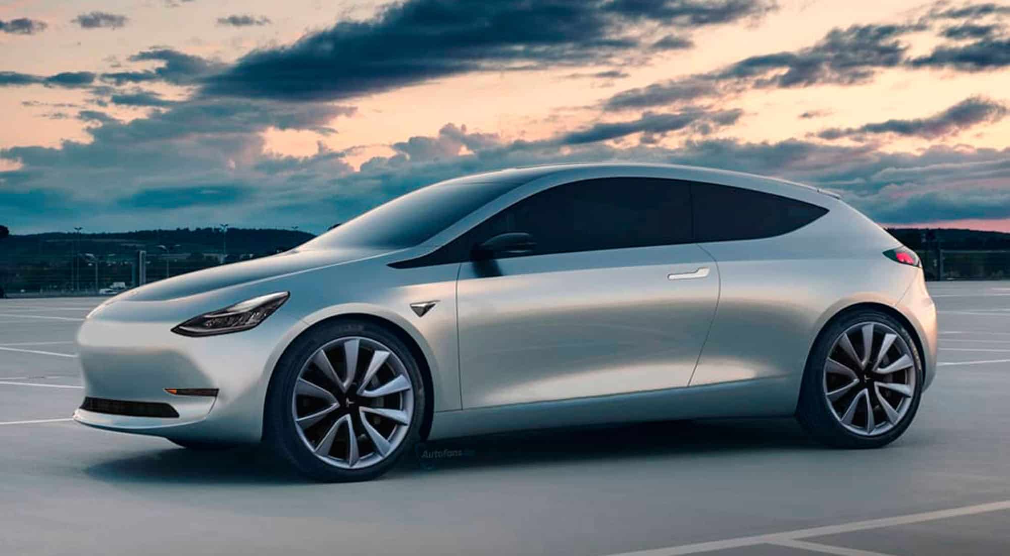 New Tesla Compact EV coming next year: Carwow renders new budget electric  car