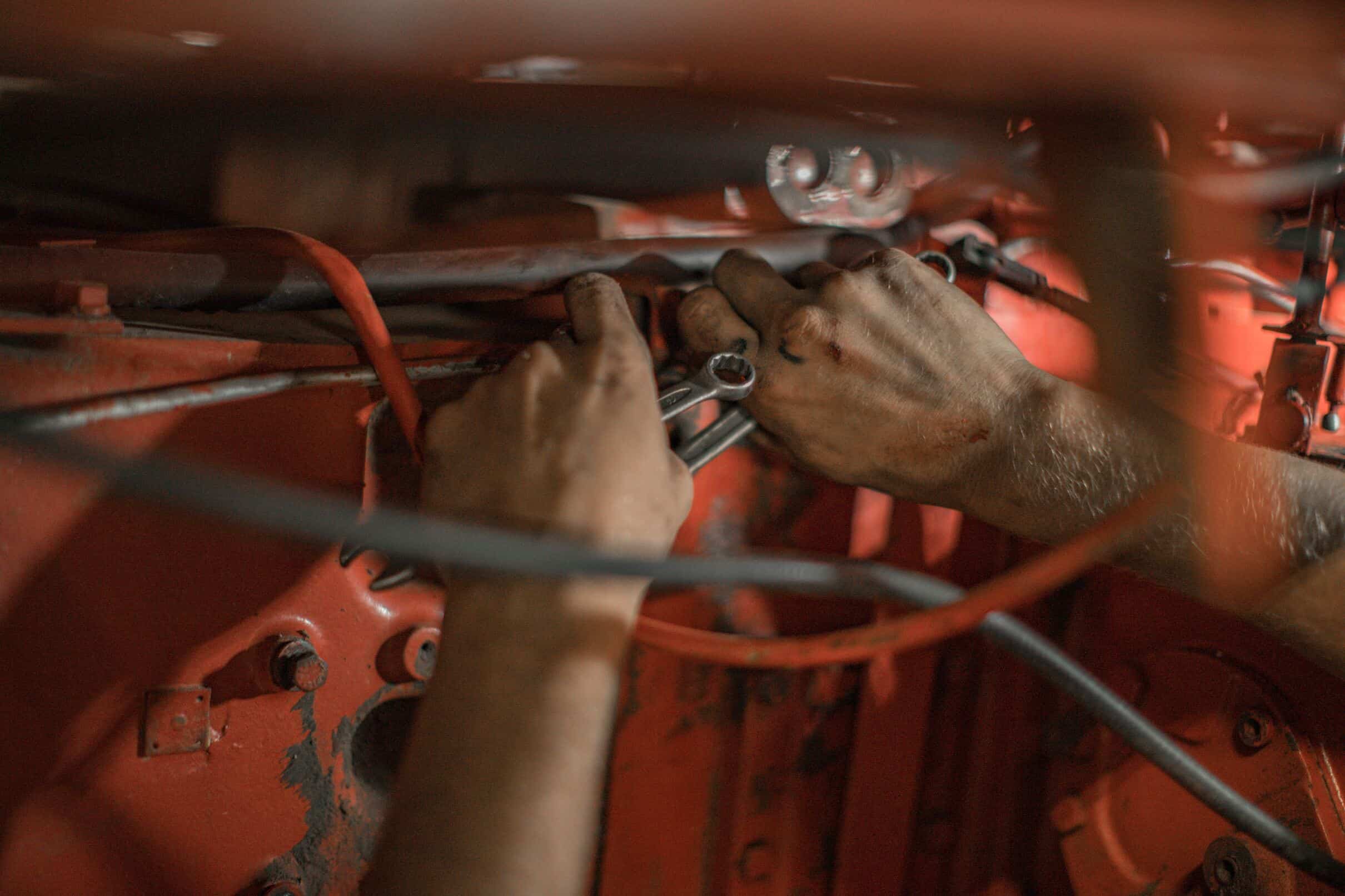 Mechanic Repairing a Car - Skilled Auto Service